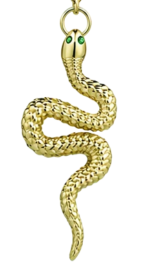 Original winding serpent charm